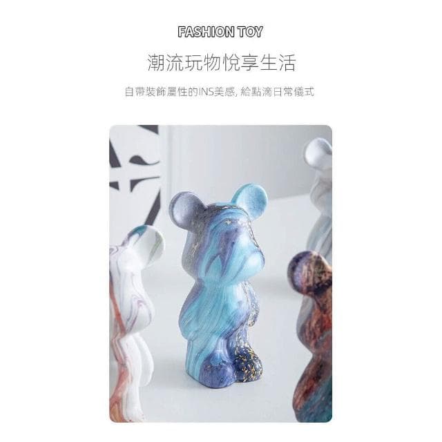 卡通陶瓷熊擺件 客廳小號存錢罐 電視櫃酒櫃擺件 玄關桌面裝飾擺件 家居裝飾品 喬遷禮物 擺件裝飾 裝飾