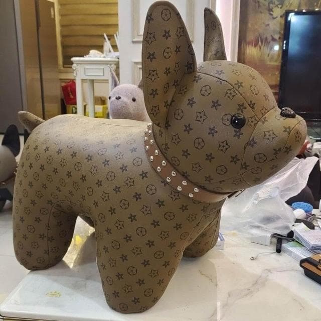 卡通寵物凳 換鞋凳 法鬥凳子 創意狗狗凳 喬遷禮品 兒童凳 輕奢家居凳 小凳子 玄關換鞋凳 可愛狗狗凳