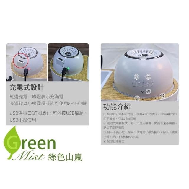 【綠色山嵐】智能加濕花盆 加濕器 擴香器 棉繩自動吸水花盆 懶人花盆 塑膠花盆 多肉植物花盆 觀葉植物花盆