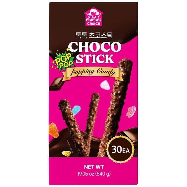 5Cgo🏆Mamas Choice跳跳糖巧克力棒18公克X30支/盒 X2盒#909333-303