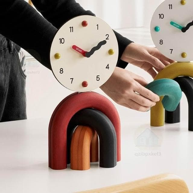 客廳桌面擺件 家居飾品 電視櫃玄關 創意簡約 座鐘 酒櫃裝飾品 開業送禮 喬遷禮物 玄關擺飾 辦公室