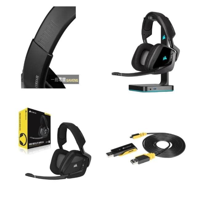 【CORSAIR 海盜船】VOID RGB ELITE Wireless 7.1環繞 無線耳機麥克風