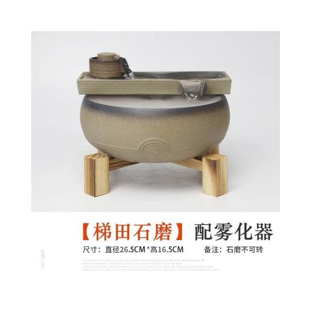 流水擺件 循環風水球 辦公室桌面擺件 開業喬遷禮物 時來運轉 療癒小物 辦公室風水陶瓷擺件 陶瓷噴泉