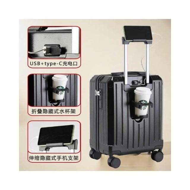 小型拉杆箱 登機箱 18寸加厚旅行箱 16寸行李箱 男密碼箱 女迷你小箱包