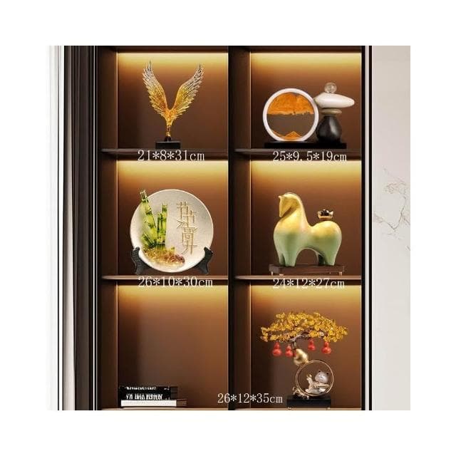 馬上有錢擺件 招財辦公室裝飾品 高檔新中式客廳擺件 喬遷開業禮品 祝福寓意 療癒小物 辦公室風水陶瓷