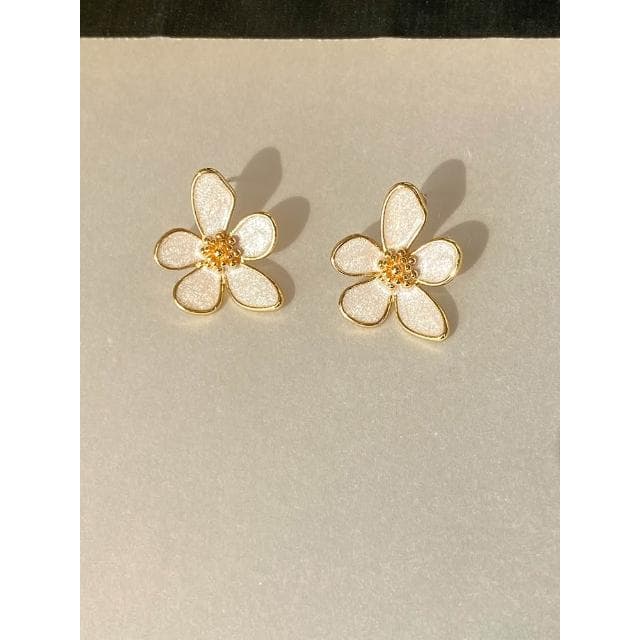 🎗飾間首飾鋪 超仙溫柔白色春夏耳環耳環高級感滴飾耳環耳飾