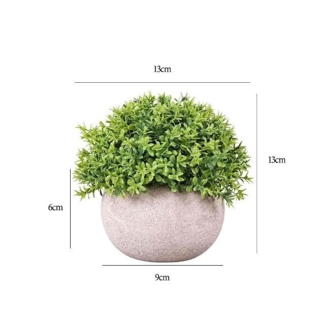 仿真盆栽 仿真植物 人造花 小盆栽 永生花盆栽 辦公室盆栽 水泥盆栽 北歐風裝飾 嬰兒淚