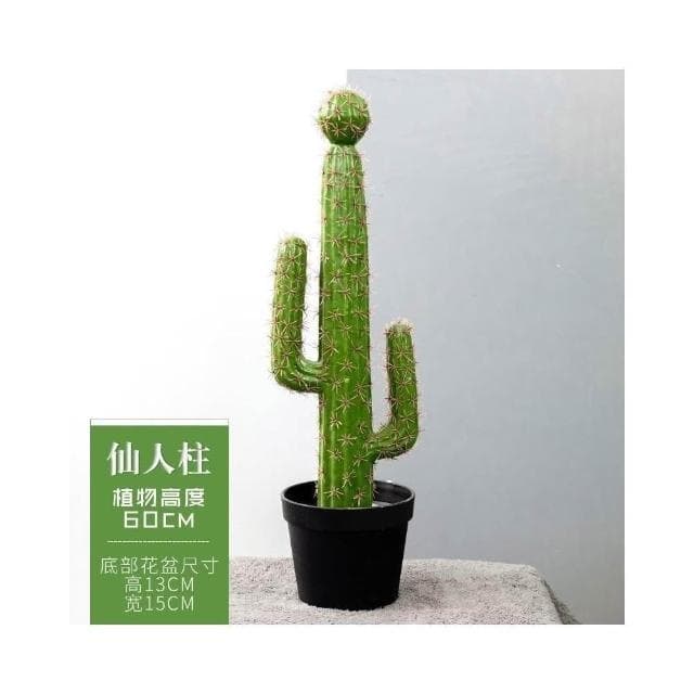 仿真仙人掌擺件 大型 北歐綠植 假植物 ins仙人柱 仙人球道具裝飾盆栽