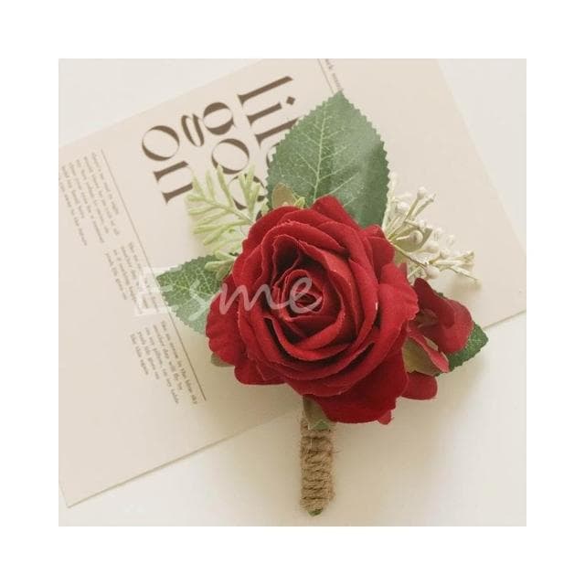 胸花 結婚胸花 藍色紅色粉色 婚禮胸花