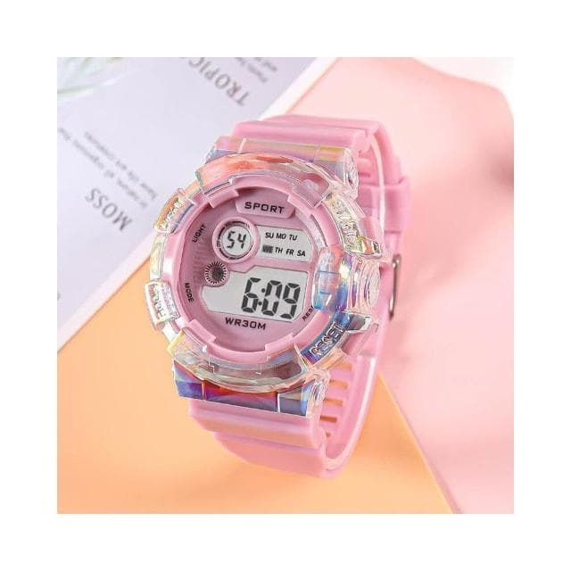 兒童手錶男女孩小學生靜音考試電子錶簡約防水運動夜光手錶國高中小巧高顏值多功能手錶青少年男生防摔機械錶兒童小朋友生日禮物