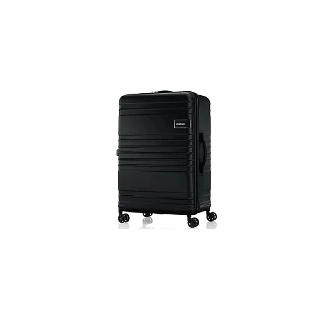 【AMERICAN TOURISTER 美國旅行者】2025年新款 黑色限量美國旅行者28吋Skylette行李箱 上掀設計 95L大容量 旅行箱 超高CP值行李箱