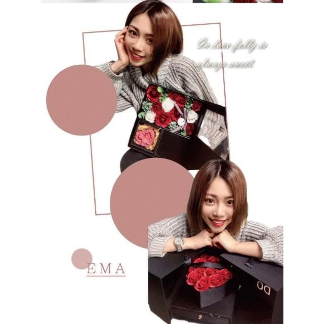 玫瑰禮盒套組【小寶購物】手工玫瑰花 雙開禮盒 生日禮物 情人節 聖誕節 求婚 告白表白 香皂花 母親節 七夕 EMA01