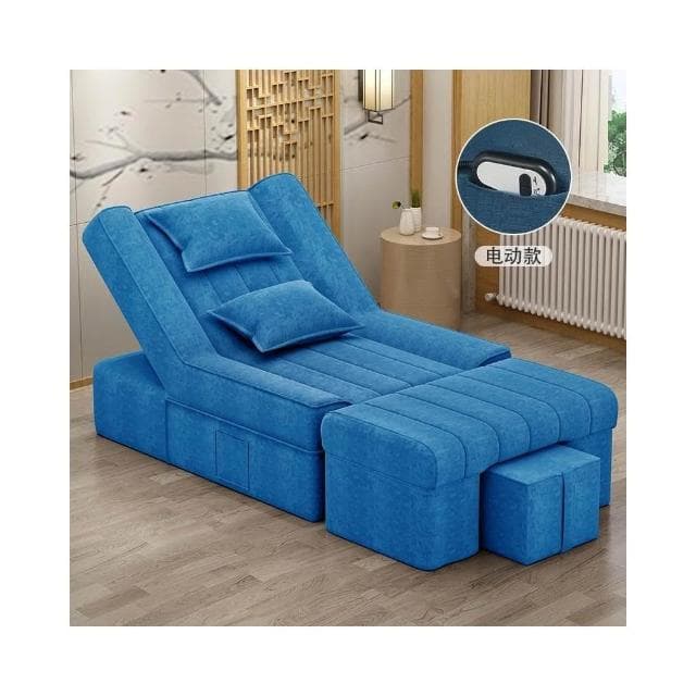 『XM星夢精選』足療沙發 電動沙發 按摩床 洗泡腳美甲沙發 椅美睫沐足躺椅 美容床足浴沙發