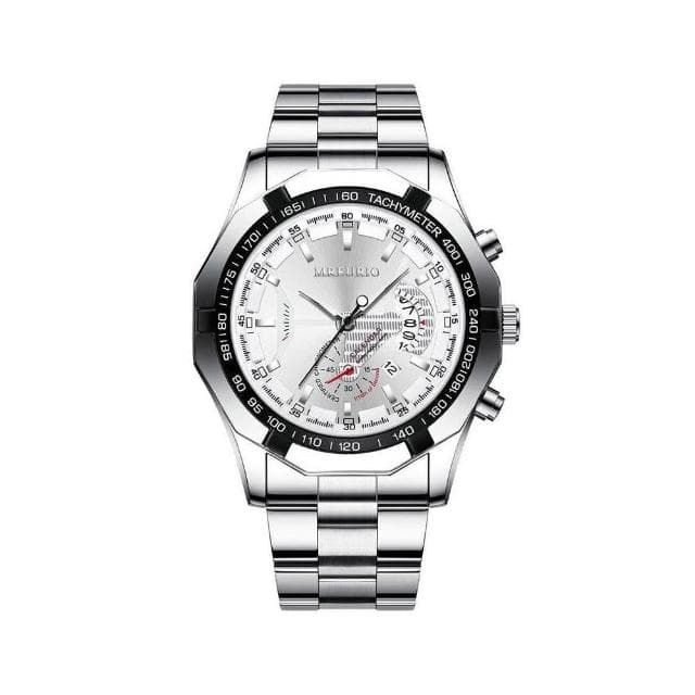 手錶男2025新款男士爸爸商務風瑞士錶簡約氣質精緻石英錶防水男生機械錶送男朋友輕奢小眾高級感精工錶高顏值精品金屬手錶