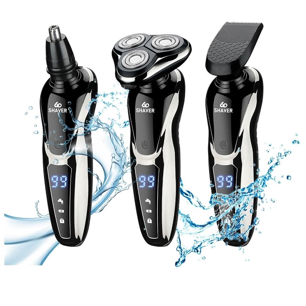 德國工藝🔥電動剃鬚刀 電動刮鬍刀 刮鬍刀 三合一剃鬚刀 充電水洗剃鬚刀 鬢角刀 鼻毛刀 迷你剃鬚刀 父親男生男友生日