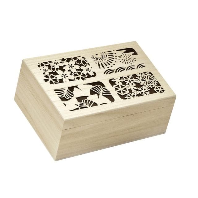 四季庵 日本製 木箱裝抹茶碗套組 (美濃燒茶碗 精裝木頭禮盒 抹茶禮盒 茶具禮盒 入門查到 送禮推薦)