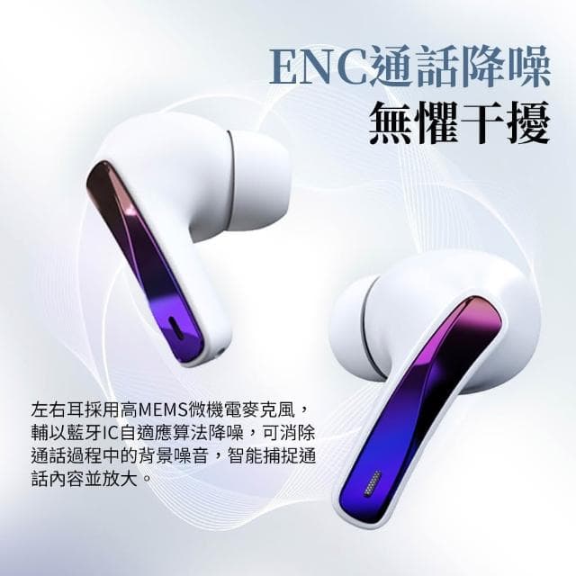 T30 ANC主動式降噪無線耳機(HIFI音質 藍芽耳機 無線雙耳耳機 藍牙耳機 降躁耳機 翻譯耳機)