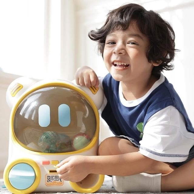 【寶寶共和國】熊可愛扭蛋遊戲機 (益智玩具/兒童玩具/親子互動/送禮推薦/交換禮物;寶寶共和國)