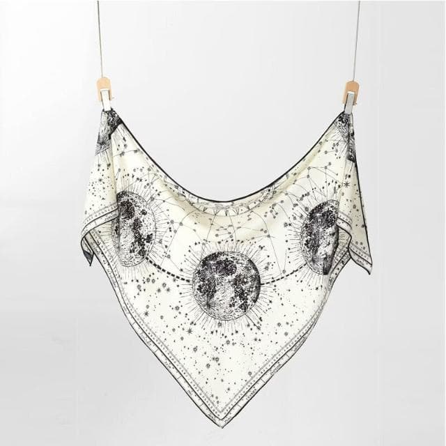 好夢想精品館  高檔真絲羊毛大三角巾印花大氣春秋氣質保暖辦公室圍巾女披肩