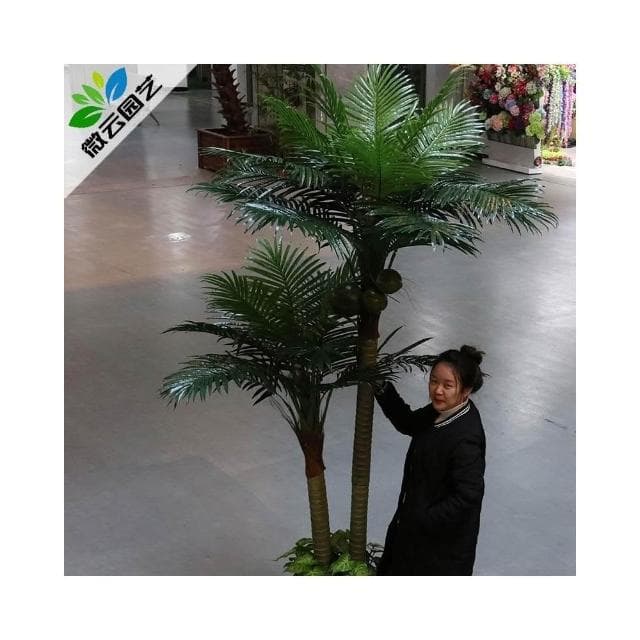 仿真綠植  龜背葉 琴葉榕 芭蕉樹仿真植物盆栽客廳假樹塑料大型裝飾椰子綠植仿真樹落地盆景