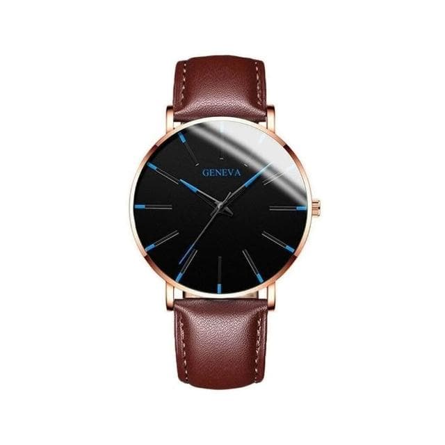 手錶男2025新款輕奢小眾高級感精工錶男士爸爸商務風瑞士錶簡約氣質精緻石英錶高顏值精品金屬錶防水男生手錶送男朋友