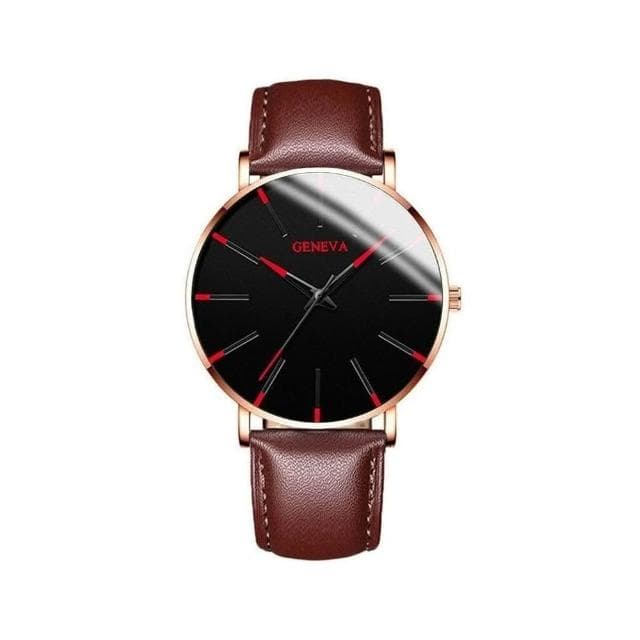 手錶男2025新款輕奢小眾高級感精工錶男士爸爸商務風瑞士錶簡約氣質精緻石英錶高顏值精品金屬錶防水男生手錶送男朋友