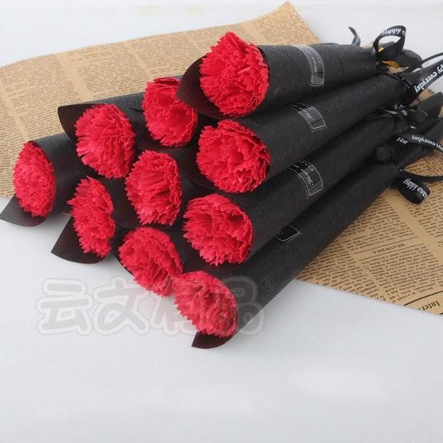 香皂花 康乃馨 玫瑰花 香皂花 情人節花束 禮物 花束 畢業 交換禮物 教師節 婚禮小物 母親節禮物 裝飾 香皂花束