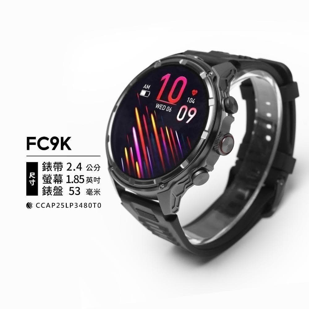 【FANGU 梵固】FC9K 智慧型手錶【超大螢幕&大字體】 通話手錶 運動手錶 健康手錶 藍芽手錶 智慧手錶 智能手錶