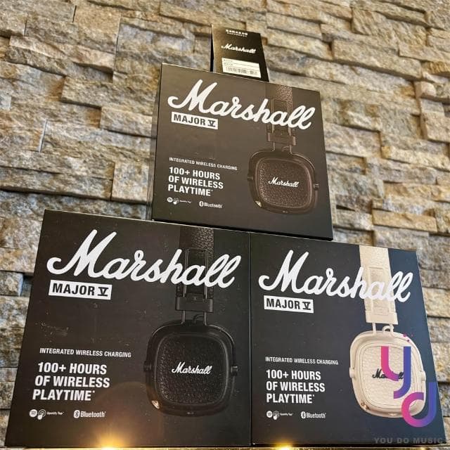 【Marshall】Marshall Major V 耳罩式 藍牙 耳機 黑/白/棕/藍 第五代 台灣 公司貨 保固540天 可通話 可接線