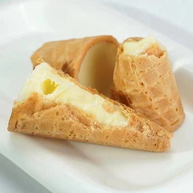 爆漿巧剋力 冰淇淋風味 脆皮蛋筒 痠奶味 草莓味 夾心甜筒網紅食品零食