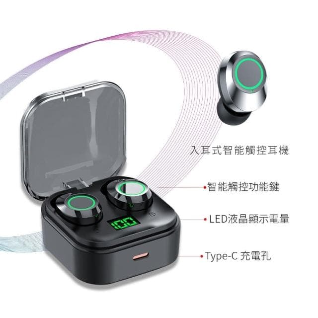 MCK 真無線防水高音質 藍芽耳機 藍牙5.3 IPX5 防水 藍芽耳機 藍牙5.3 雙耳耳機 無線耳機 防水耳機