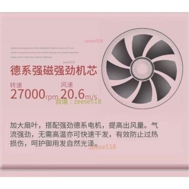 免運📣24H快速出貨🔥 錘子吹風機 110V 髮廊家用大功率電風吹 學生宿舍使用 冷熱風負離子發廊迷你吹風筒