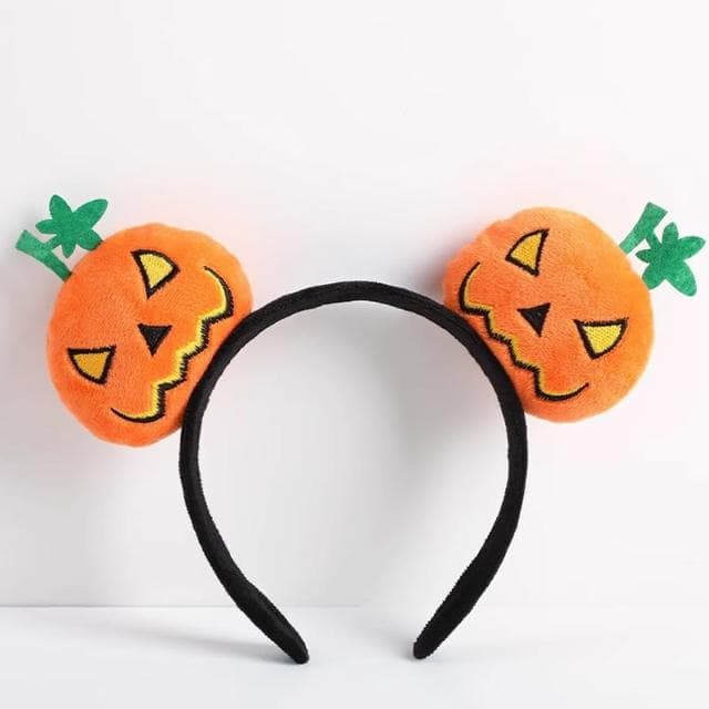 台灣出貨 萬聖節 南瓜髮箍 髮飾 南瓜 髮箍 萬聖節 萬聖節配件 萬聖節飾品 髮帶 萬聖節裝扮 交換禮物 GF14