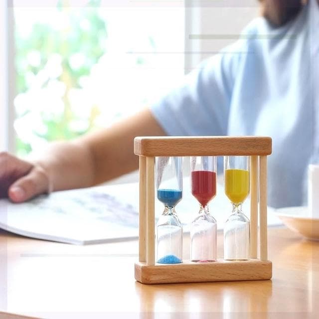 三合一 沙漏 ⏳ 計時器 防摔 1/3/5 一 三 五分鐘 創意裝飾品 擺件 禮物 交換禮物 生日禮物 HW14