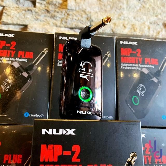 【NUX】Nux Mighty Plug MP02 電吉他 電木吉他 貝斯 攜帶型 藍芽音箱 效果器 公司貨(nux 電 木 吉他 bass 音箱 錄音介面)