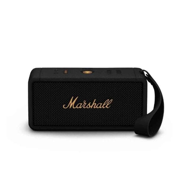 【Marshall】Marshall Middleton 〔黑金色/奶油白〕 藍芽 喇叭 充電式 防水防塵 輕巧便攜 公司貨 18個月保(marshall middleton 藍牙 音響)