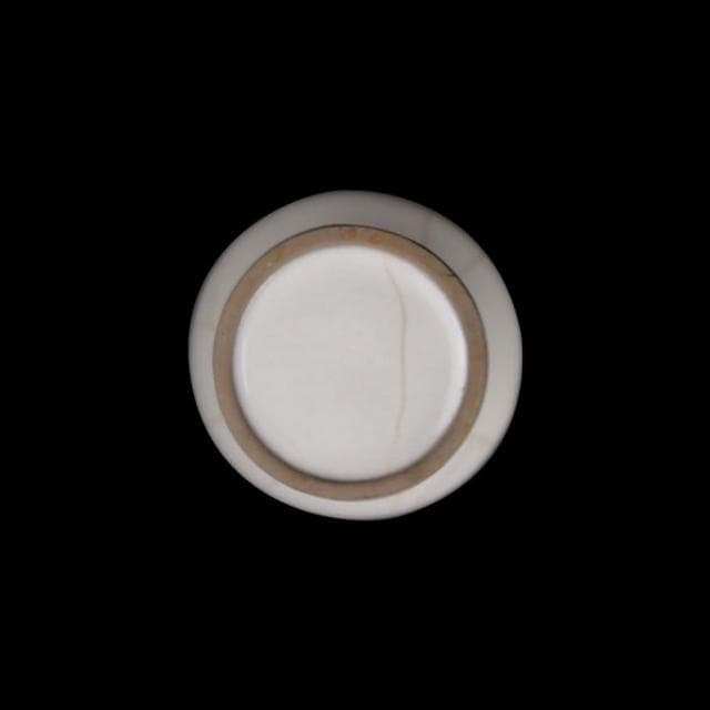 《博古珍藏》宋 官窯月白釉花觚 早期收藏 老件花瓶瓷器