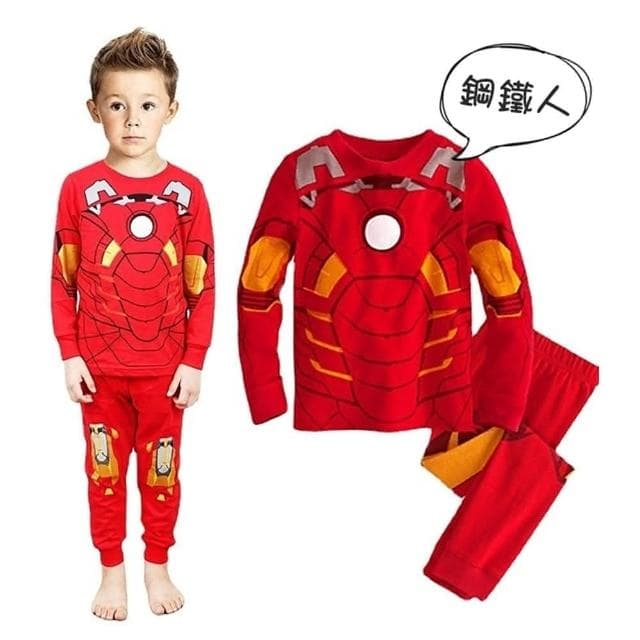 兒童英雄居家服蜘蛛人童裝 聖誕節服裝 居家服 兒童睡衣 兒童居家服 英雄睡衣 聖誕童裝 聖誕裝