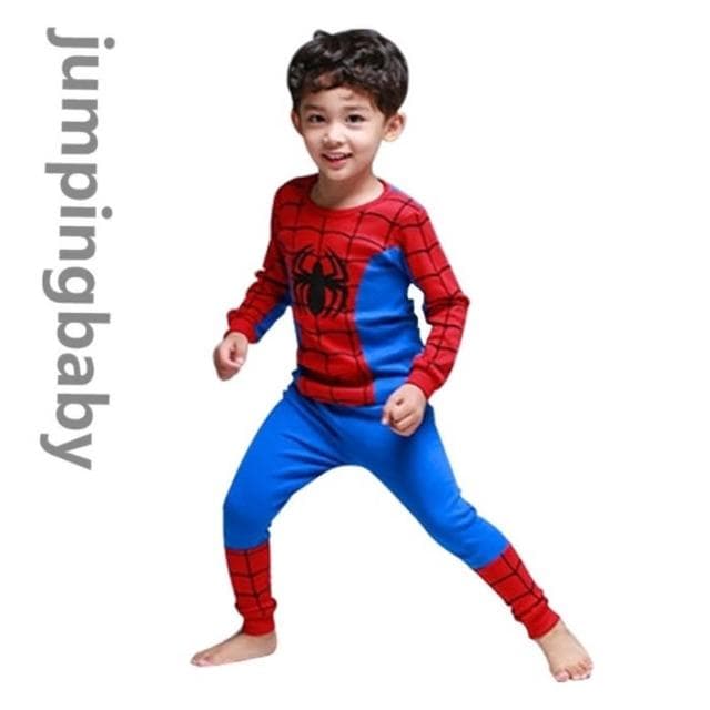 兒童英雄居家服蜘蛛人童裝 聖誕節服裝 居家服 兒童睡衣 兒童居家服 英雄睡衣 聖誕童裝 聖誕裝