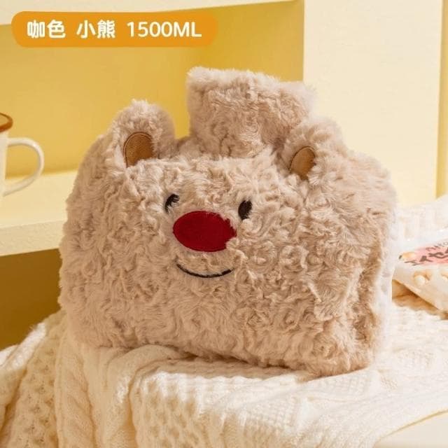 冰熱兩用 雙層熱水袋 熱水袋 熱敷袋 雙層熱水袋 暖宮袋 暖手袋 可愛熱水袋 不漏水(熱水袋 熱敷袋 暖宮袋 熱敷袋月經 暖暖包)