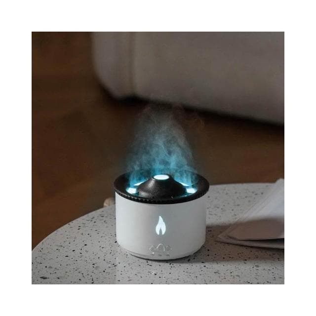 C&C 現貨秒發 火山煙圈加濕器(贈精油) 香氛加濕器 小夜燈 精油加濕器 香薰機 水霧機 水氧機 擴香
