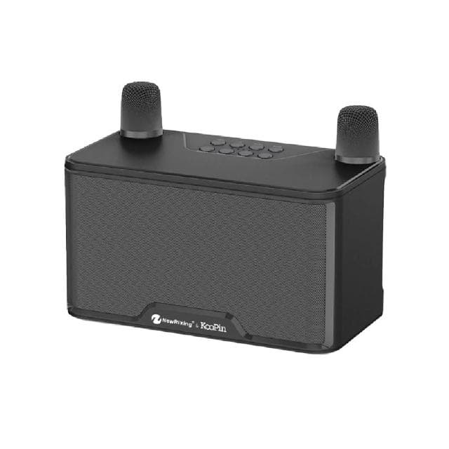 【KooPin】雙人無線麥克風行動KTV音響組 無線麥克風 便攜式音響 卡拉OK音響 藍牙音響 行動音響 KTV
