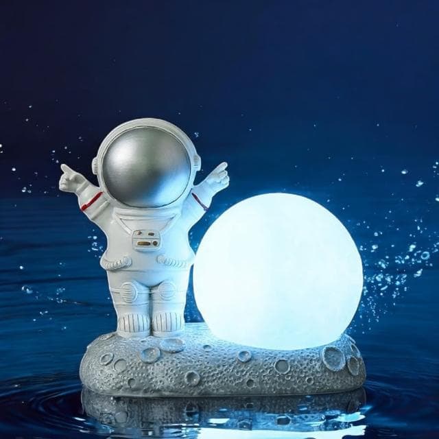 交換禮物 太空人月球小夜燈 小夜燈 床頭燈 禮物 七種顏色 六款選擇 聖誕節 情人節