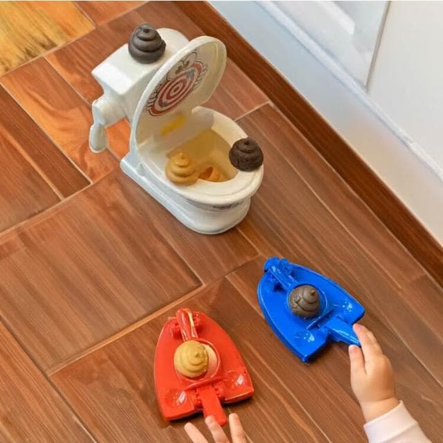 彈射便便 趣味馬桶 搞怪遊戲  大便玩具 交換禮物 聖誕禮物 生日禮物 互動遊戲 彈射 解壓 互動遊戲