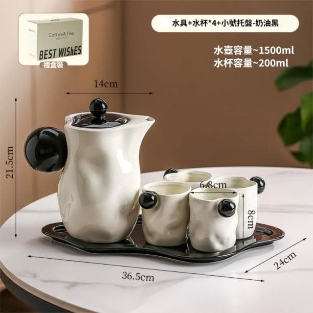 喜可xekoro喬遷新居結婚禮物杯套裝家用輕奢水杯客廳待客水壺陶瓷茶杯茶具