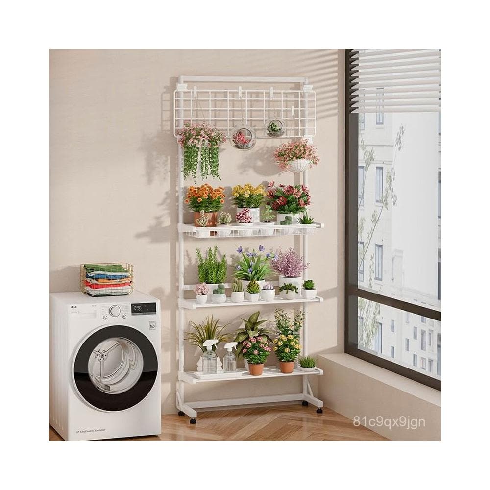 🎉特價下殺 花架 陽臺花架 落地架 多肉花架置物架陽臺爬藤架子鐵藝層架多層客廳落地花盆託架多功能 植物花架 盆栽架