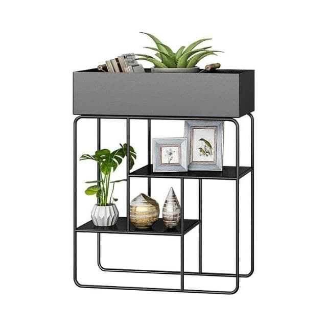 🎉特價下殺 花架 陽臺花架 落地架 北歐鐵藝花架子臥室內陽臺客廳置物架落地式綠蘿花盆架多肉植物架 植物花架 盆栽架