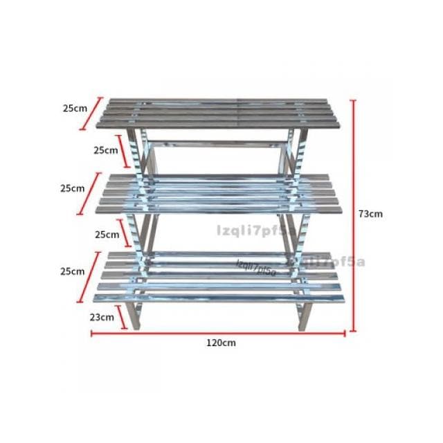 免運 陽臺落地式花盆架 花架 盆栽架 植物架 戶外花架防鏽防腐 不鏽鋼花架 不鏽鋼花架 多層置物架 園藝花架 階梯式花架