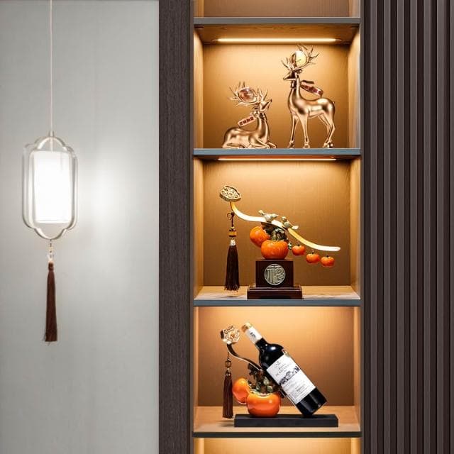 柿柿如意擺件裝飾品送人喬遷新居搬家之喜入宅全套禮品禮物2024