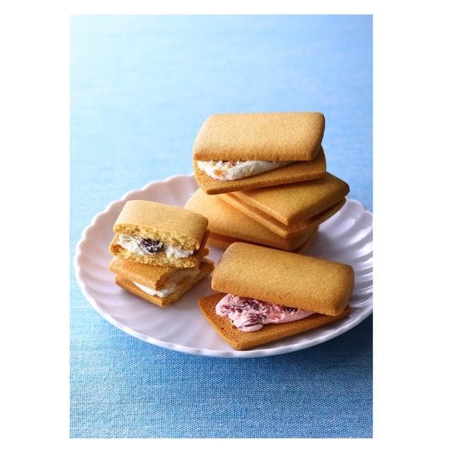 【銀座千疋屋】奶油夾心餅乾系列-蘭姆葡萄6入/綜合水果6入/蘭姆葡萄15入/綜合水果15入(1盒;餅乾 東京 送禮)